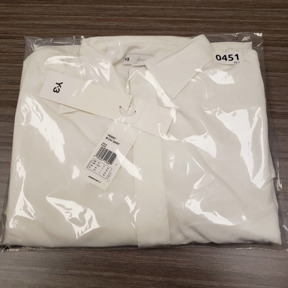 adidas x Y-3 Silky Taffeta Button Down Shirt - Picture 9 of 14